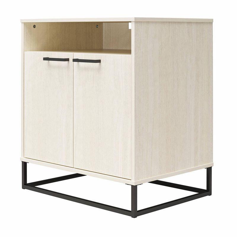 Novogratz Kelly 2 Door Accent Cabinet Ivory Oak