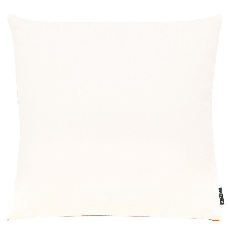 Safavieh Chevron Faux Leather Reversible Throw Pillow