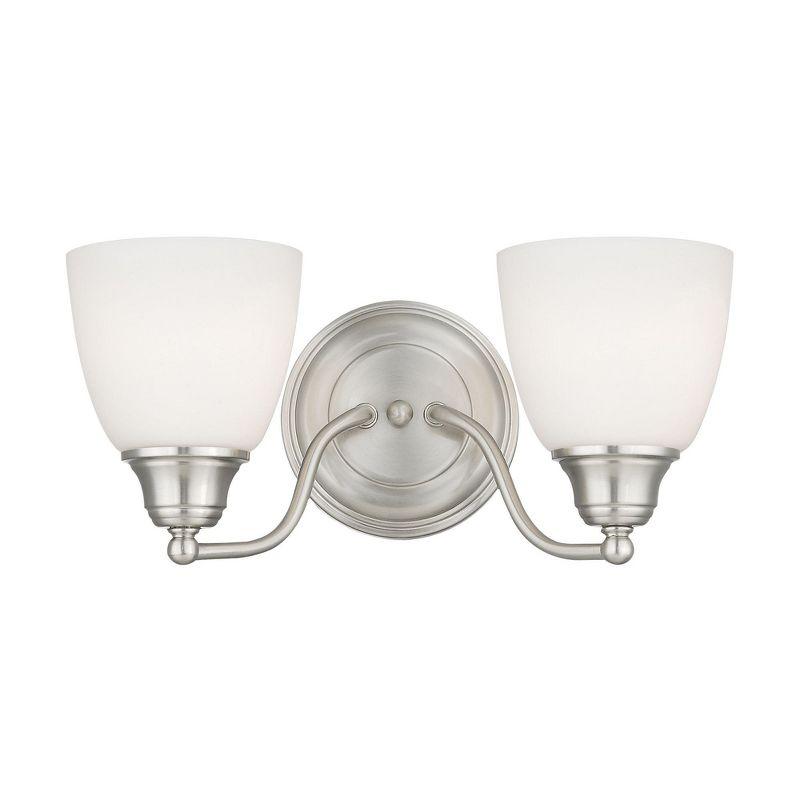 Livex Lighting Somerville 2 - Light Vanity in  Brushed Nickel