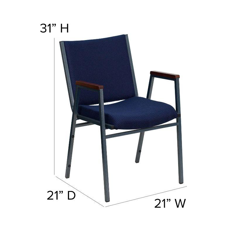 Aliya Heavy Duty Stack Chair with Arms