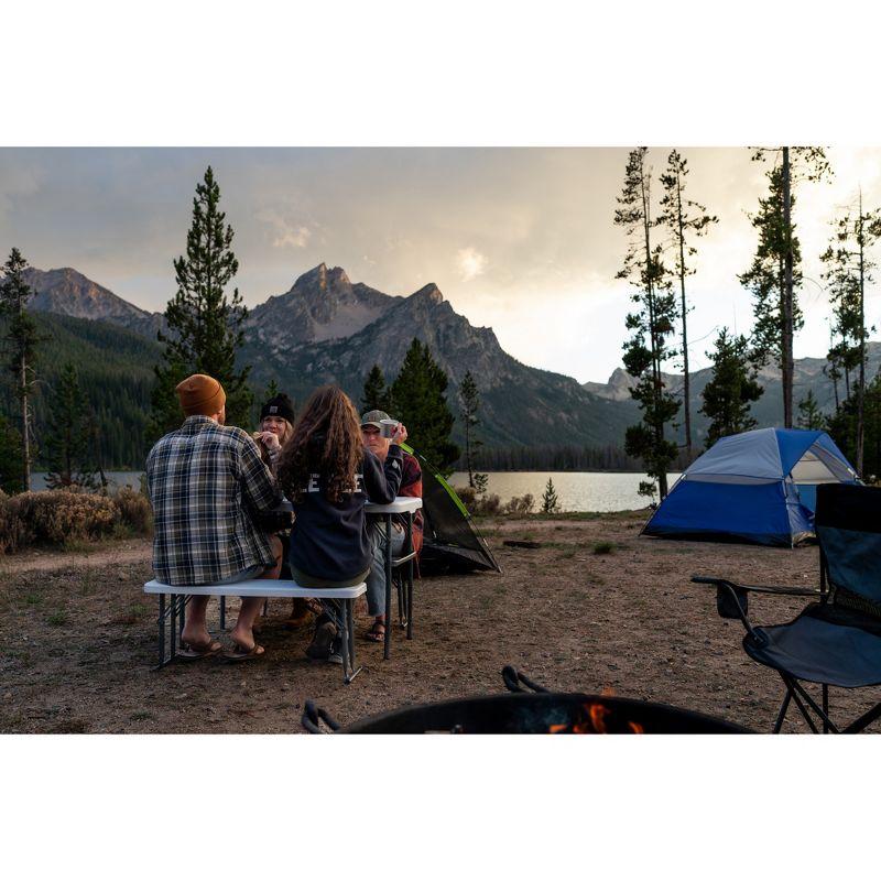 Stansport Heavy-Duty Camp Table with Benches