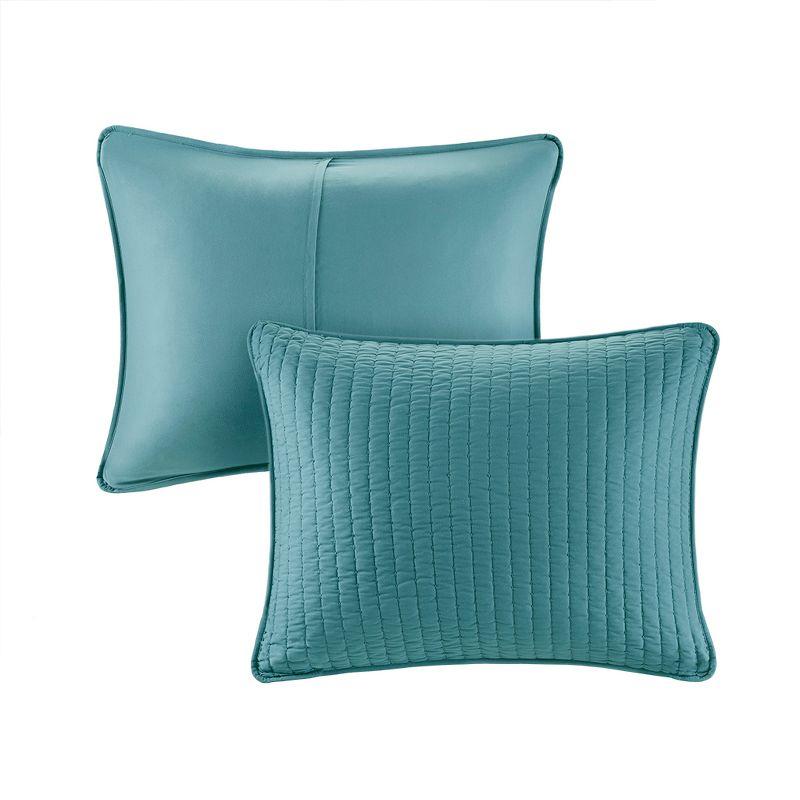 Madison Park Barwick Reversible Solid 3 Piece Quilt Set