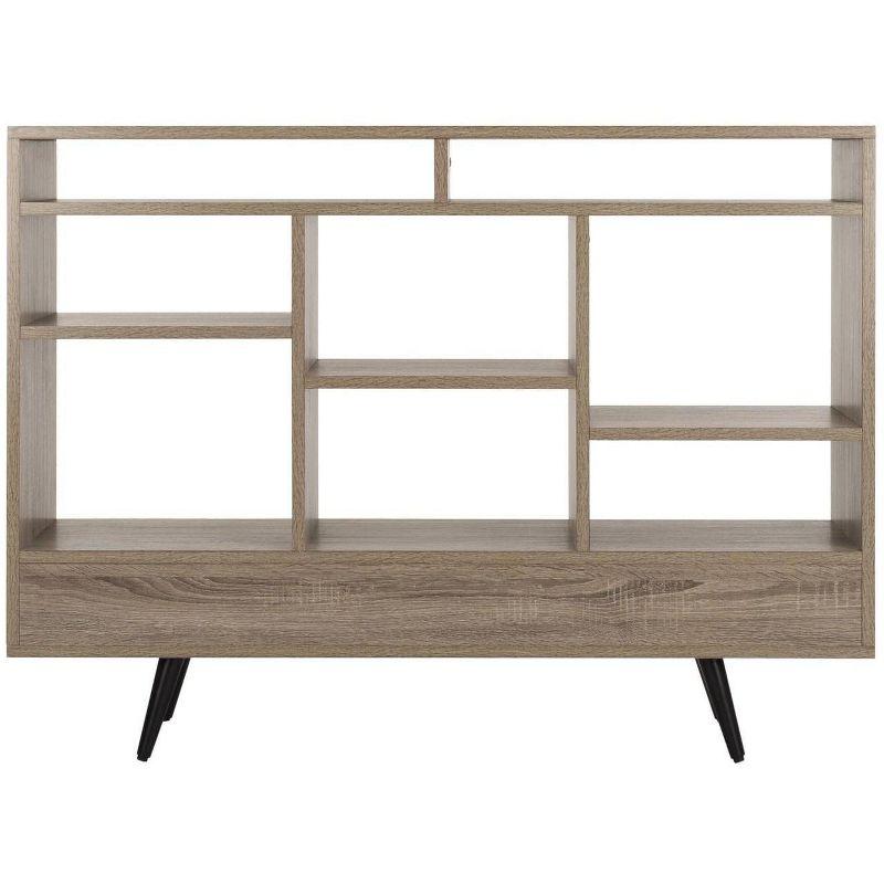 Marina Etagere - FOX4279 - Light Brown/Black - Safavieh Couture