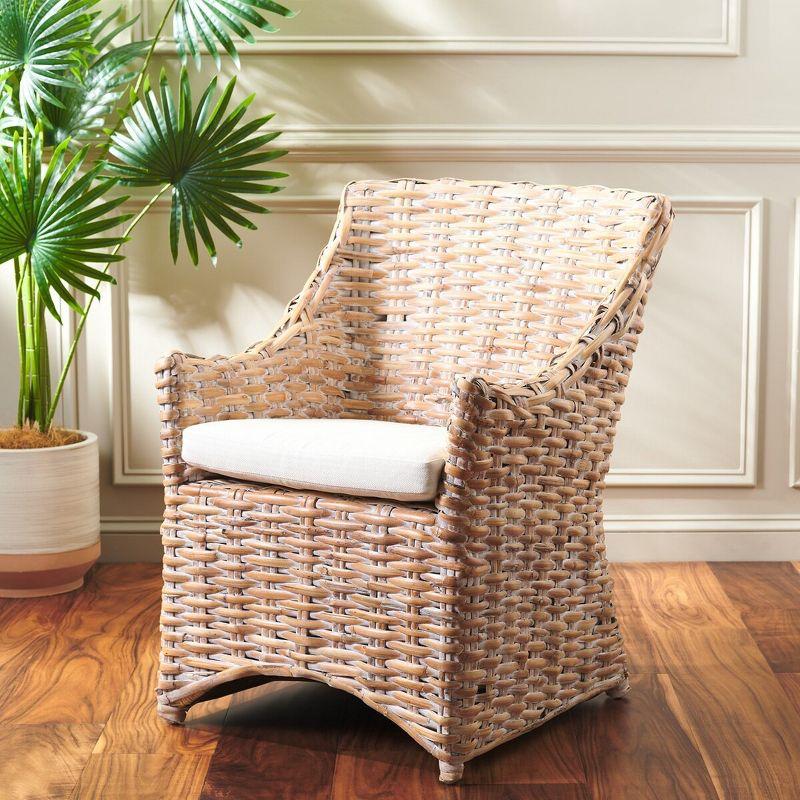 Ventura Rattan Arm Chair  - Safavieh