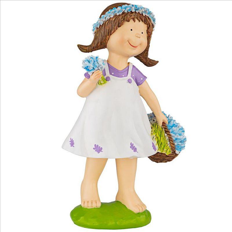 Juliette Bluebonnet Girl Garden Statue