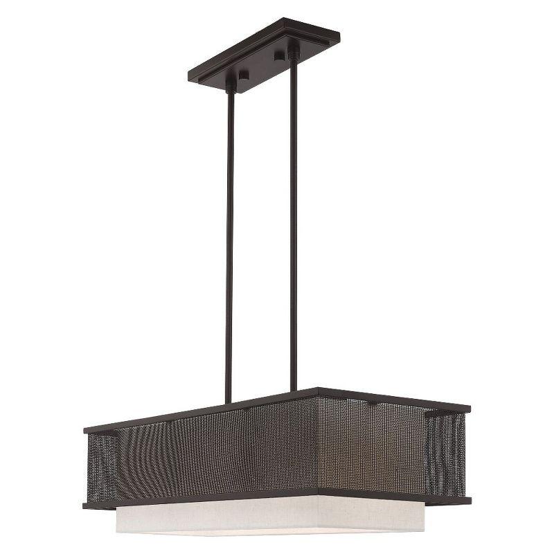 Livex Lighting Braddock 3 - Light Chandelier in  Bronze