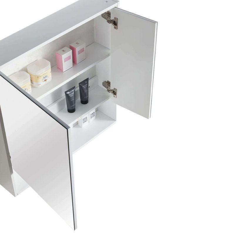 Fine Fixtures Venezian 28" Medicine Cabinet Matte White