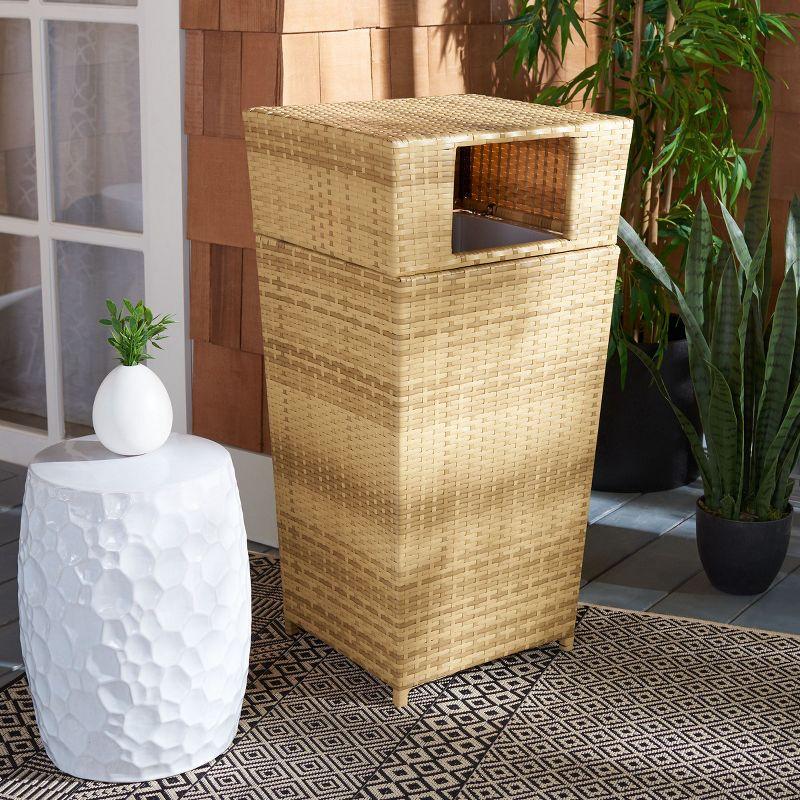 Mazeli Outdoor Trash Can  - Safavieh