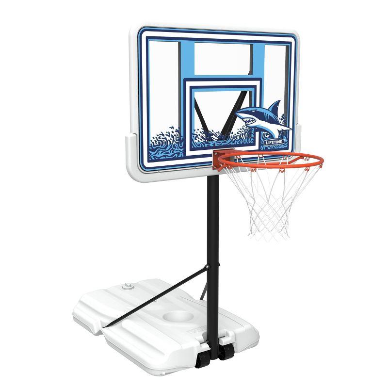 Lifetime 44" Clear Fusion Poolside Portable Hoop