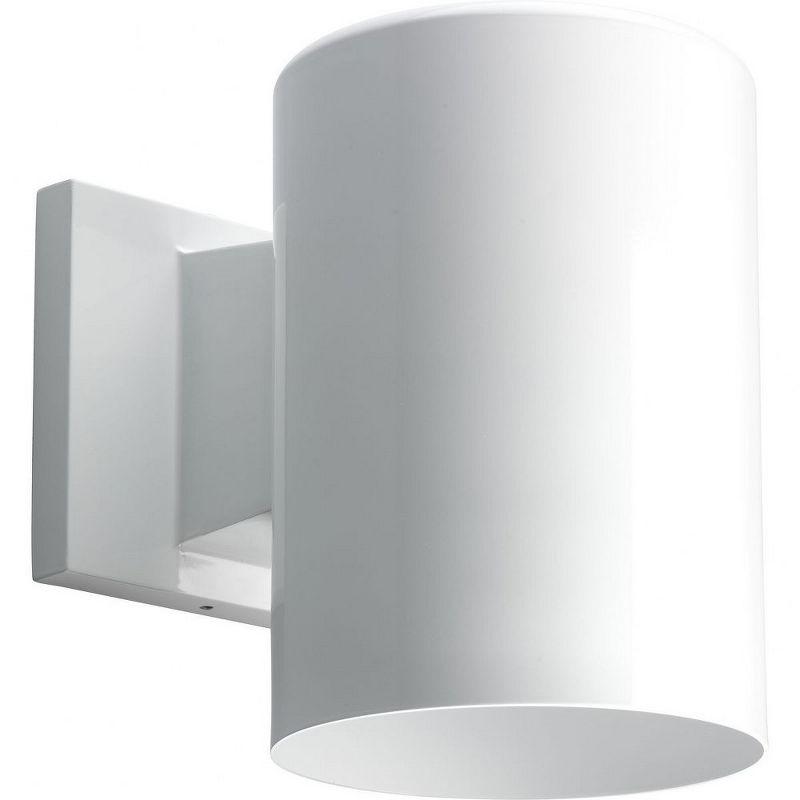 Progress Lighting, Cylinder Collection, 1-Light Wall Sconce, Antique Bronze Finish, Porcelain Shade
