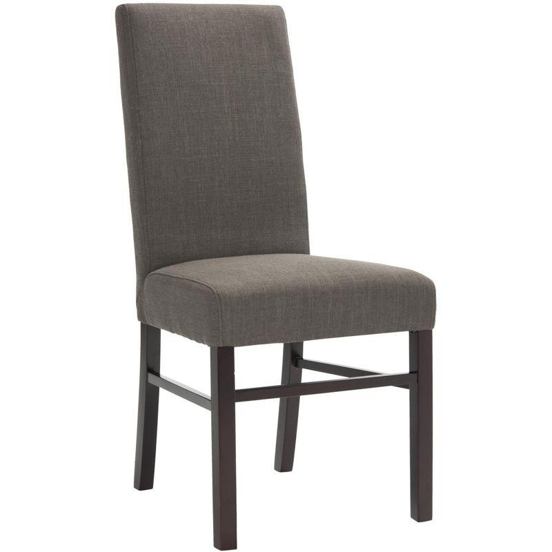 Classic 20" H Side Chair (Set of 2) - HUD8205 - Charcoal - Safavieh Couture