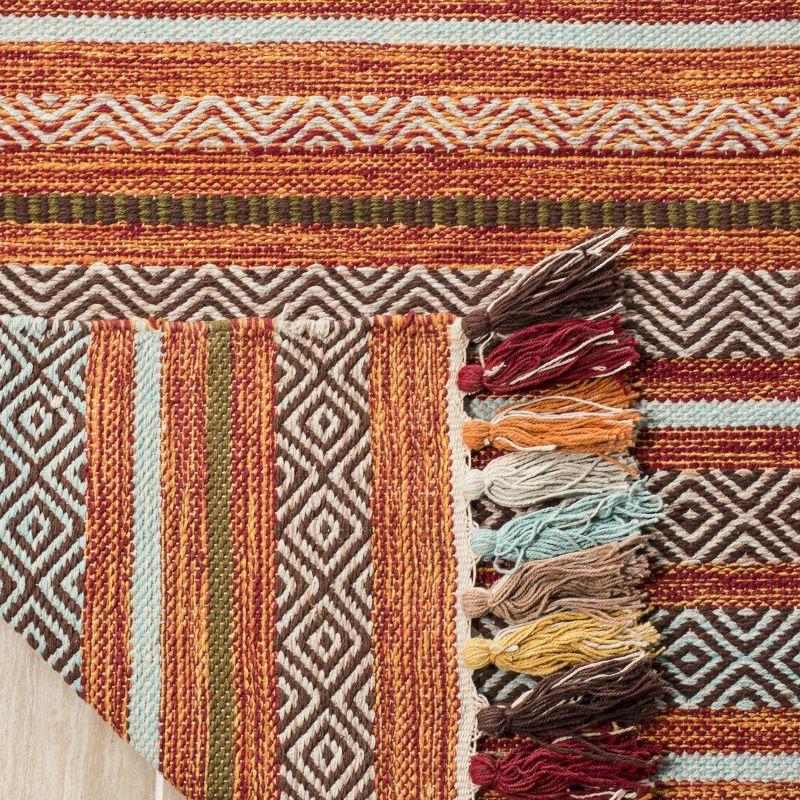 Montauk MTK901 Hand Woven Indoor Area Rug - Rust/Multi - 8'x10' - Safavieh.