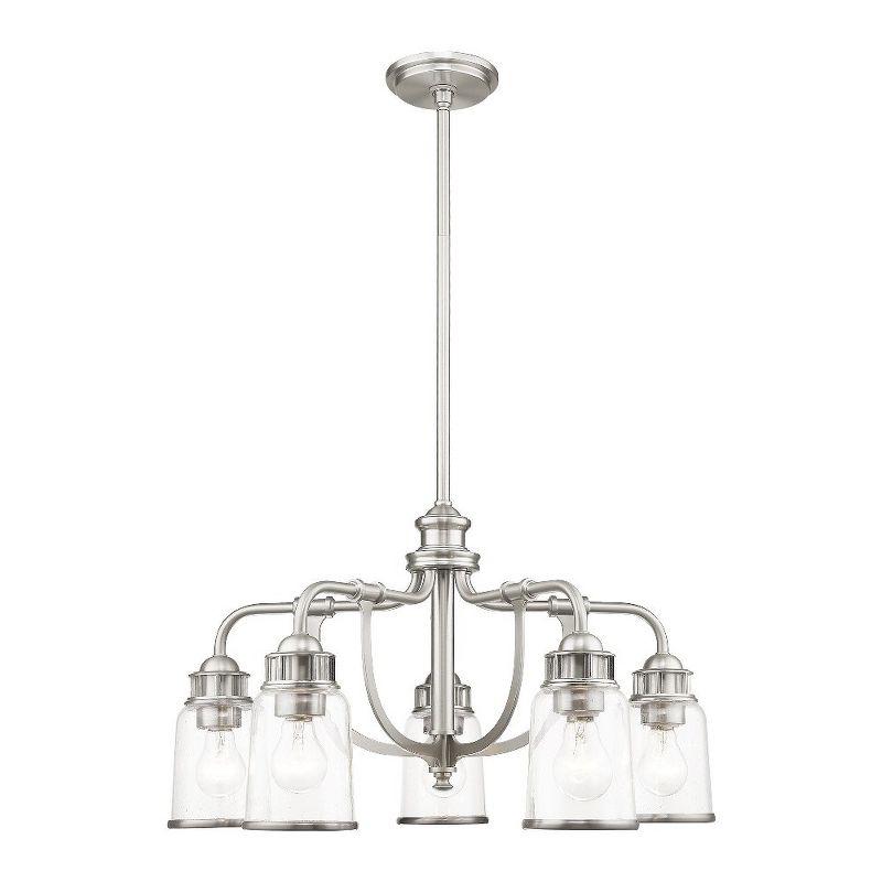 Livex Lighting Lawrenceville 5 - Light Chandelier in  Brushed Nickel