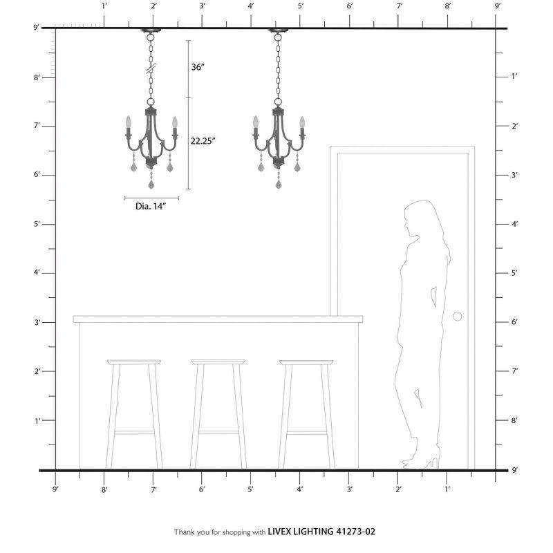Lighting Lumens 3 - Light Classic / Traditional Chandelier