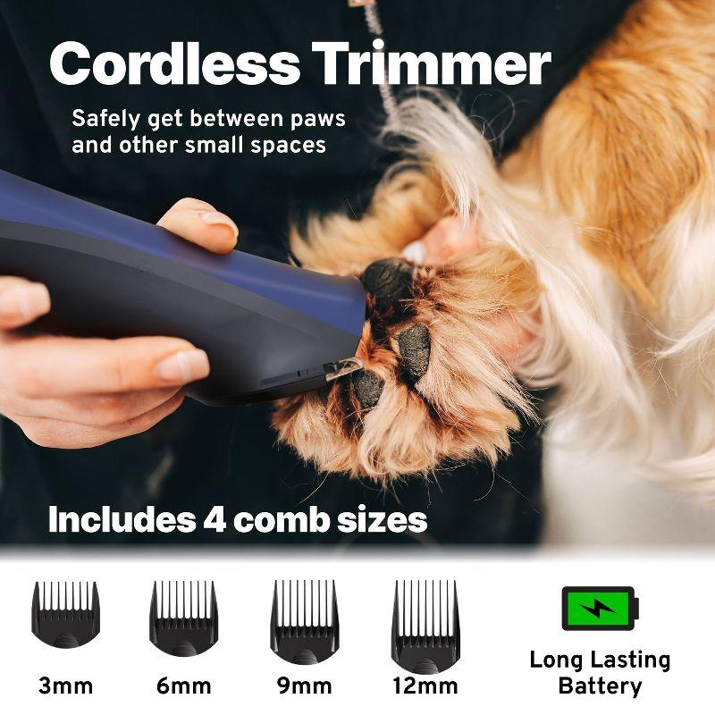 One Premium Pet Vacuum with Dog Grooming Kit, Pet Grooming Vacuum & Dog Clippers & Dog Brush for Shedding