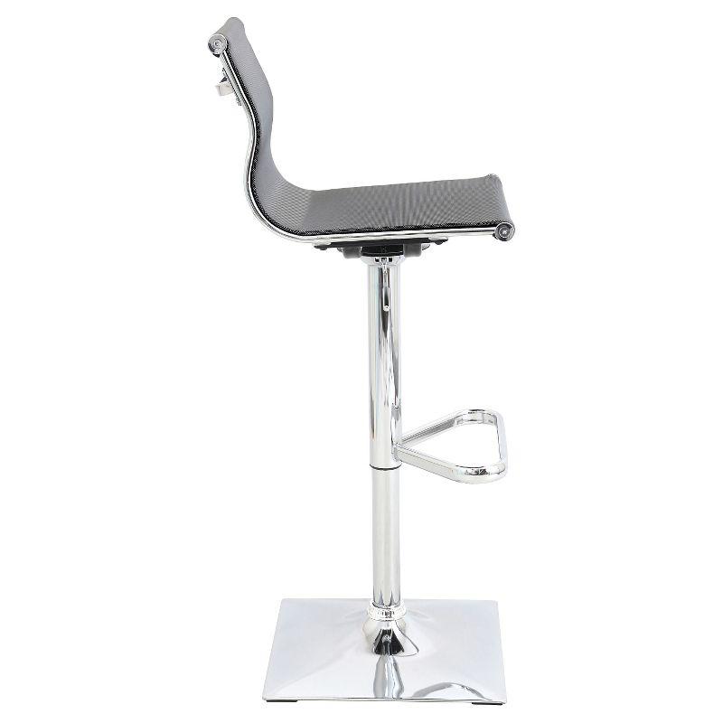 Mirage Contemporary Adjustable Barstool - LumiSource