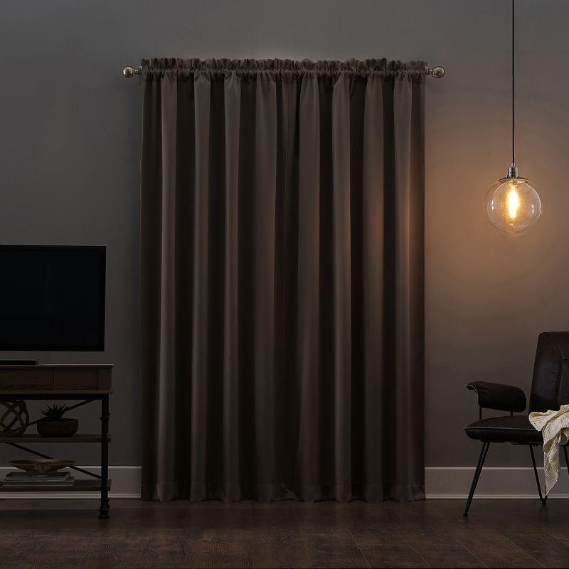 Sun Zero Sun Zero Oslo Theater Grade Extreme 100% Blackout Rod Pocket Curtain Panel