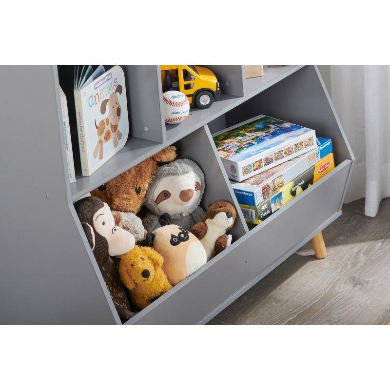 5-Bin Storage Cubby With Feet