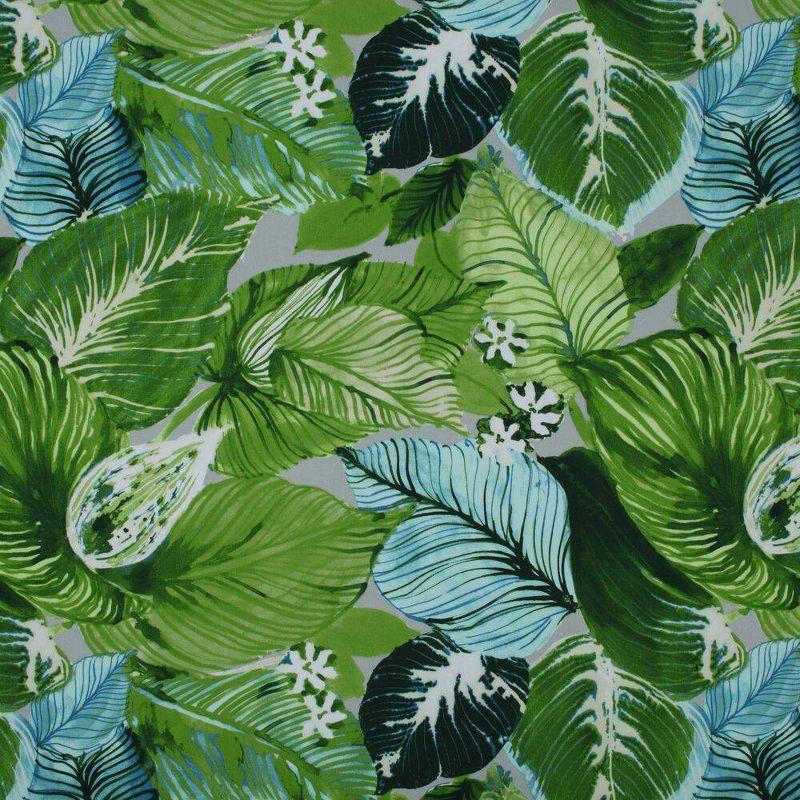 Lush Leaf Jungle Indoor/Outdoor Reversible Throw Pillow