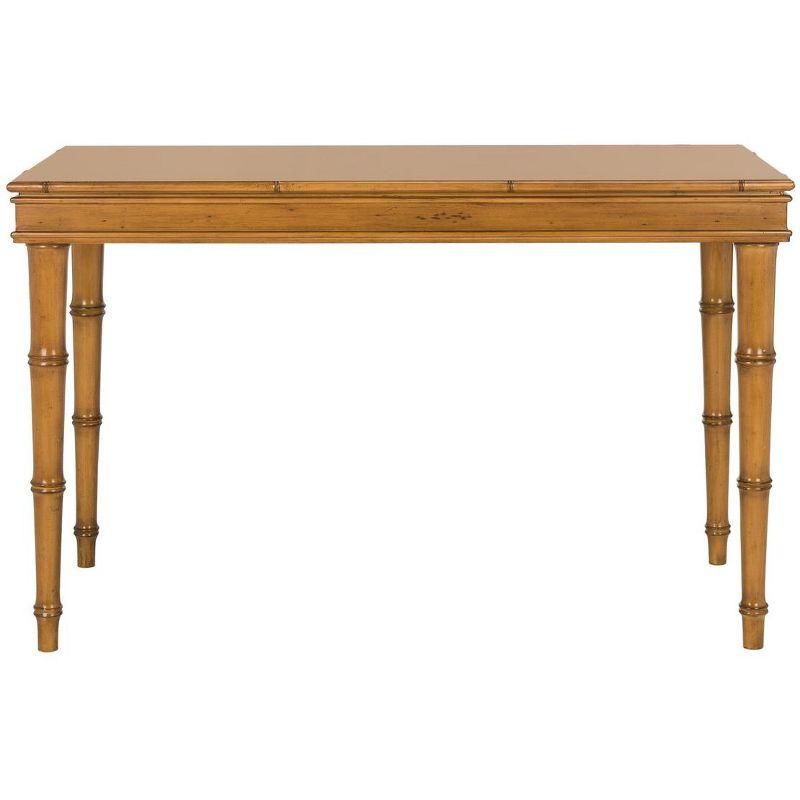 Noely  1 Drawer Writing Desk - DSK3500 - Brown - Safavieh