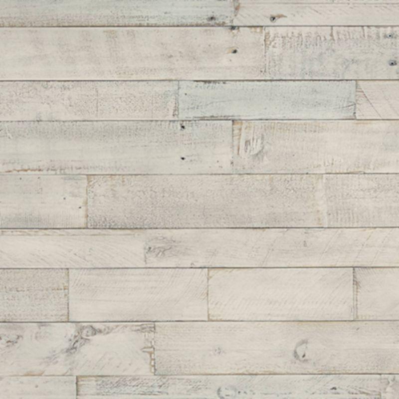 Shawnalore Rectangular Cocktail Table White Wash - Signature Design by Ashley: Solid Pine, Farmhouse Style, Storage Shelf
