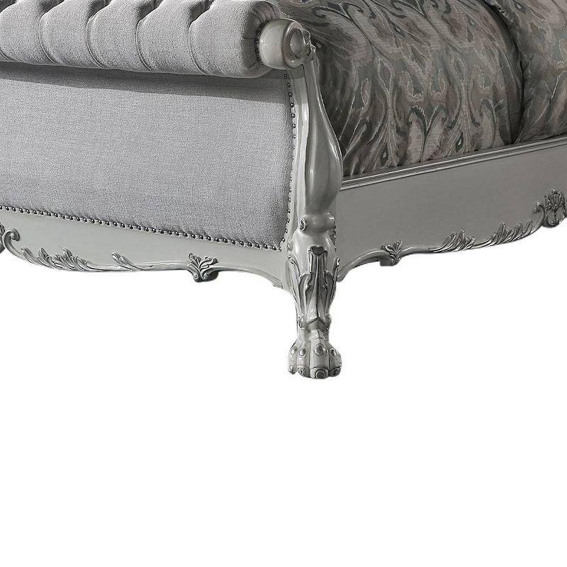 Acme Furniture Queen 103" Dresden Bed Bone White Finish