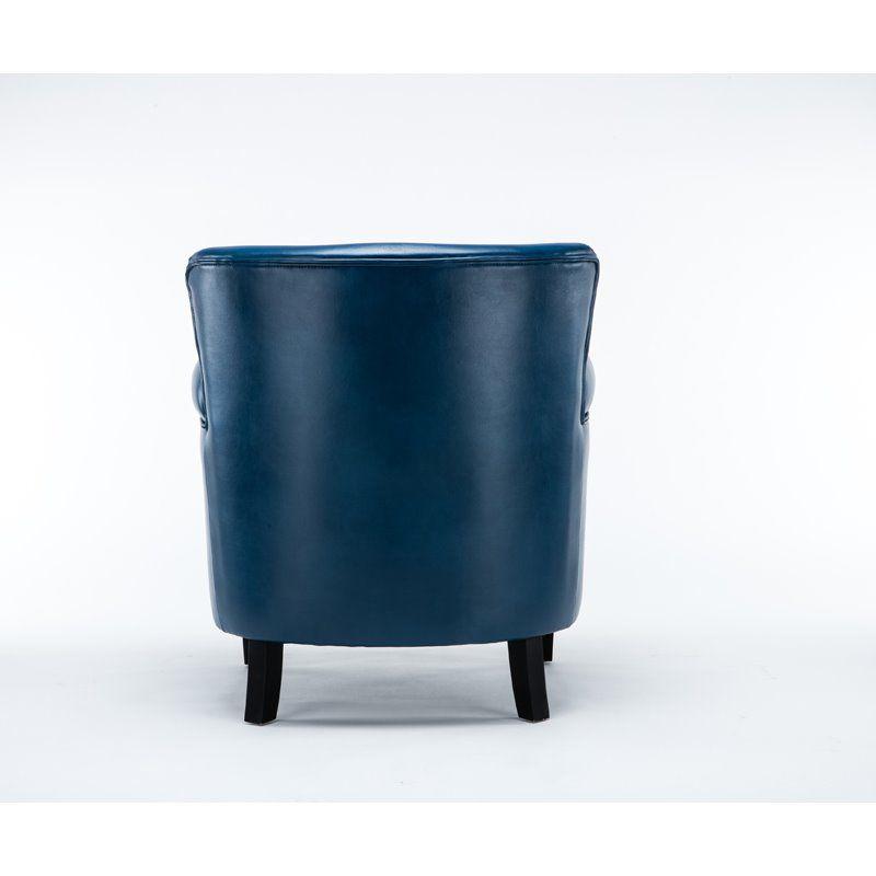 Holly Navy Blue Club Chair - Comfort Pointe