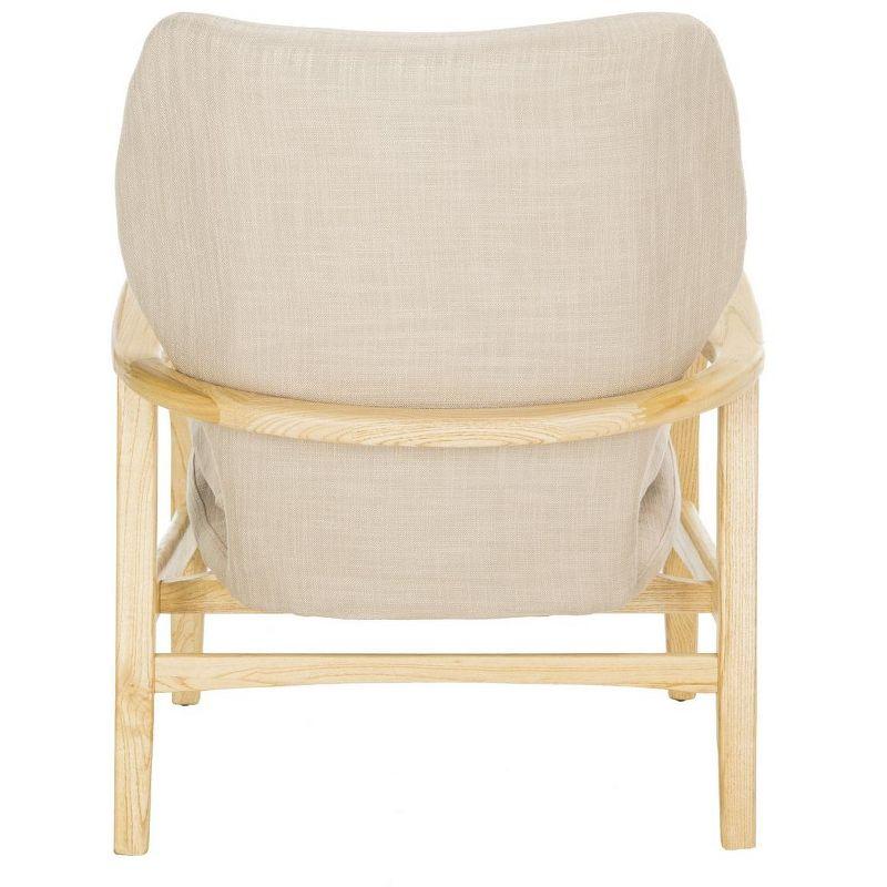 Tarly Accent Chair - Beige/Natural - Safavieh