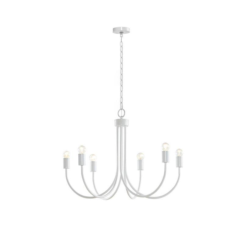 Ellie 6-Light Metal Chandelier