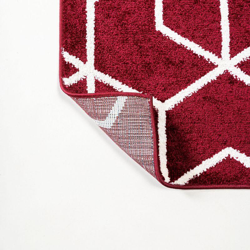 Tumbling Blocks Modern Geometric Area Rug - JONATHAN Y