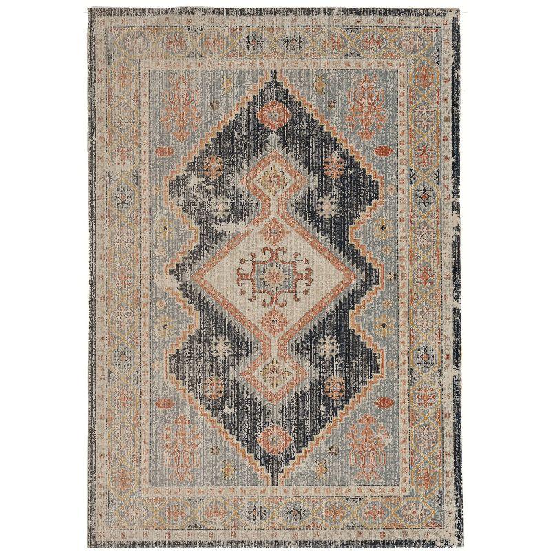 Great Zero Harlon Rug Off White/Blue - Linon