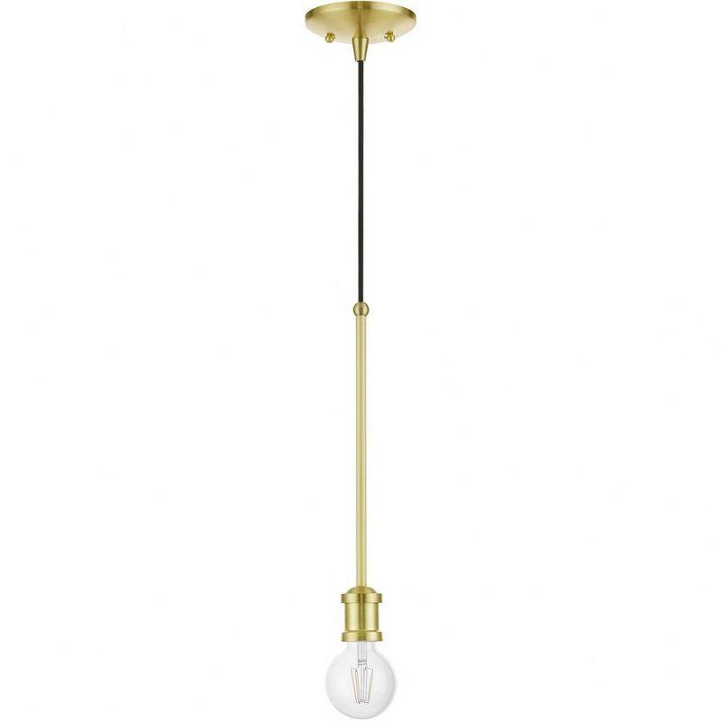 Livex Lighting Lansdale 1 - Light Pendant in  Satin Brass