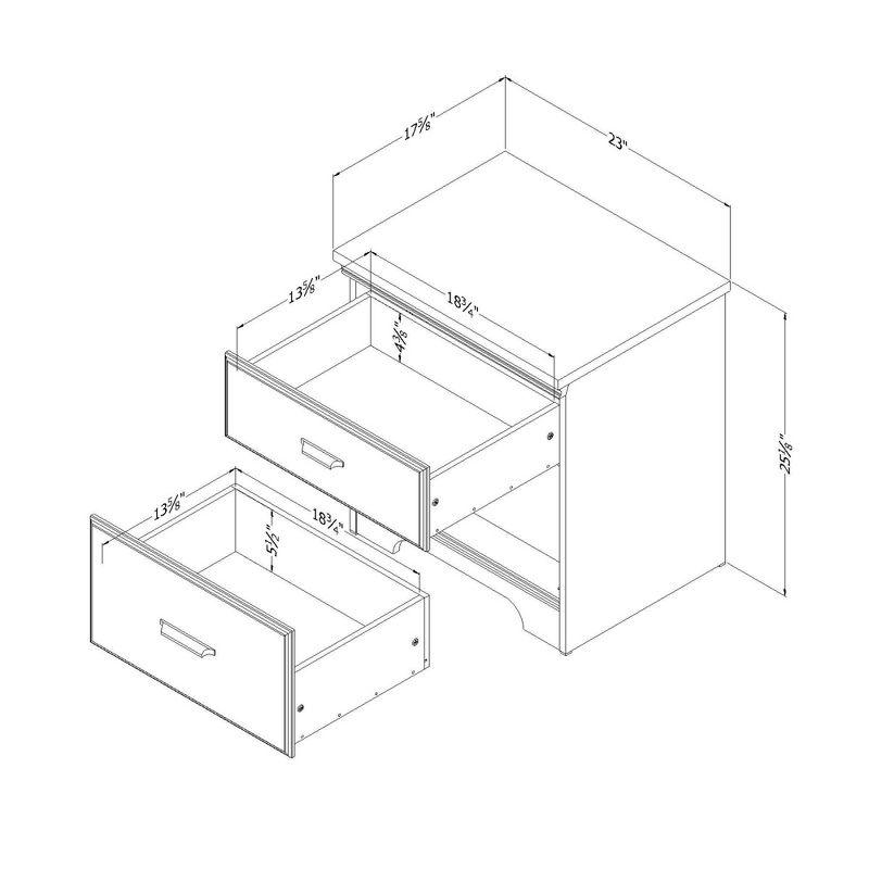 Versa 2 - Drawer Nightstand