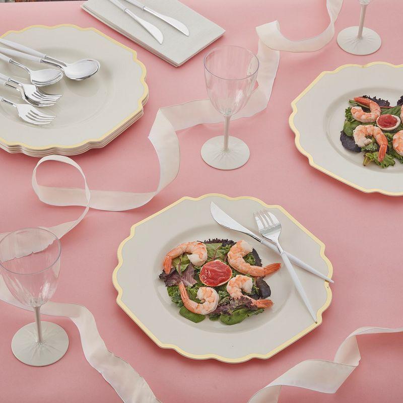 Baroque Disposable Dinner Plate (Set of 10)