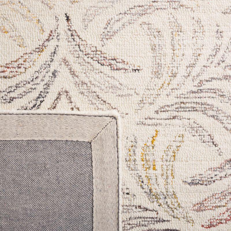 Jardin JAR728 Hand Tufted Area Rug - Ivory/Red - 4'x6' - Safavieh