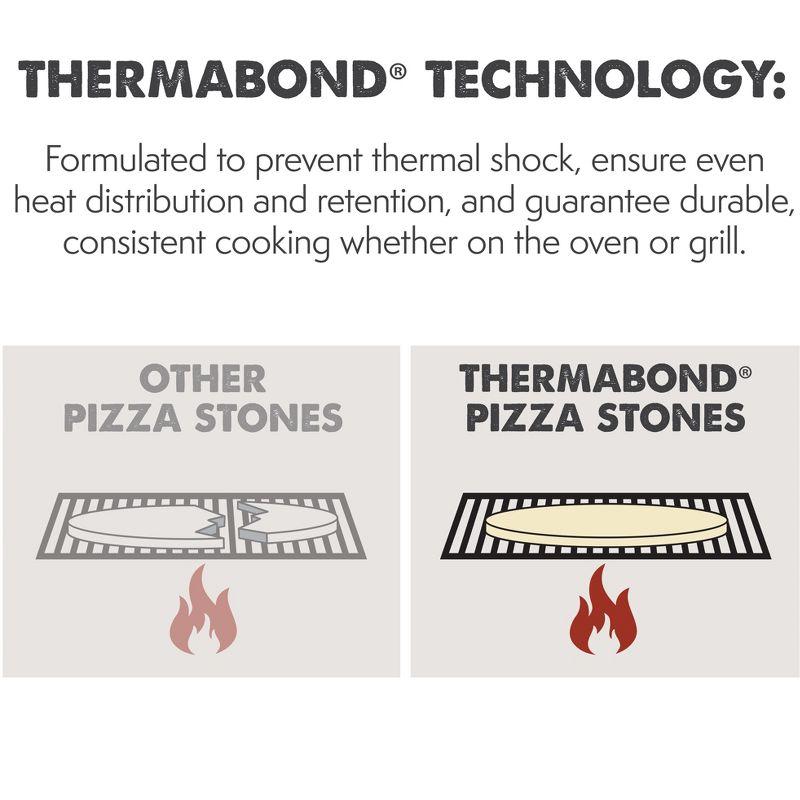 Pizzacraft ThermaBond Baking/Pizza Stone, For Oven or Grill