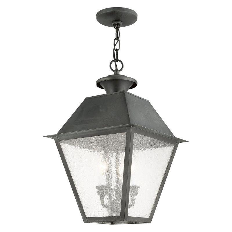 Livex Lighting Mansfield 3 - Light Pendant in  Charcoal