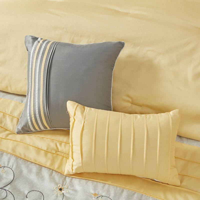 Serene Embroidered 7 Piece Comforter Set