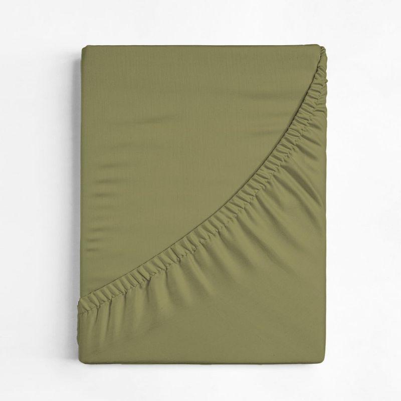 CGK Linens 400 Thread Count Cotton Fitted Sheet 18" - 24" Inch Extra Deep Pocket