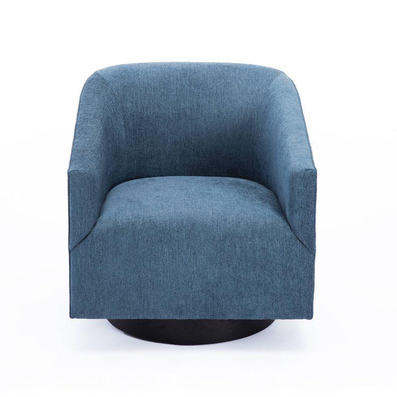 Donovan Upholstered Swivel Barrel Chair