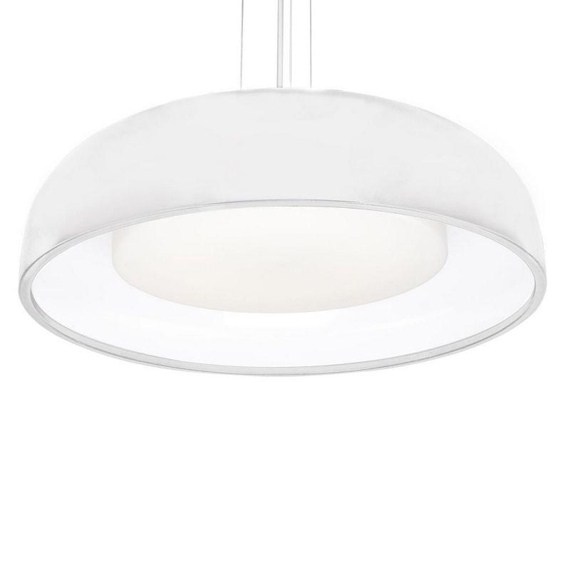 Beacon Bold White Aluminum 24" LED Pendant Light