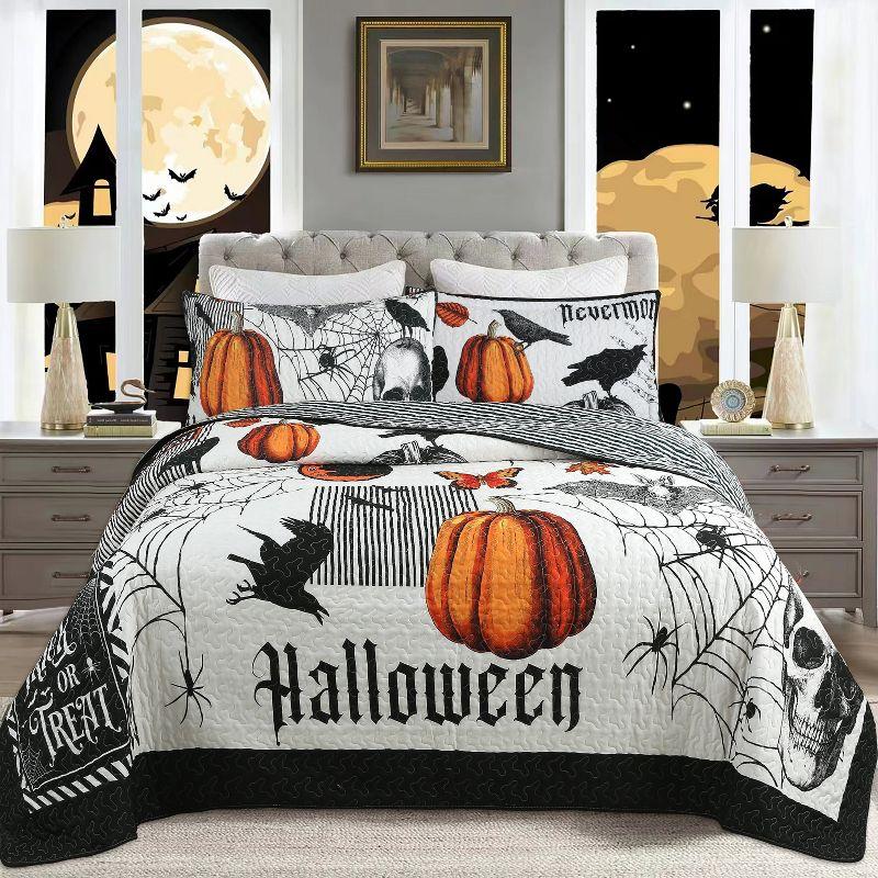 MarCielo ME500 Polyester Quilted Animal Print Quilt Set