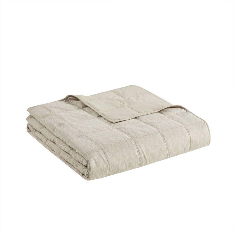 Guthrie 3 Piece Striated Cationic Dyed Oversized Quilt Set