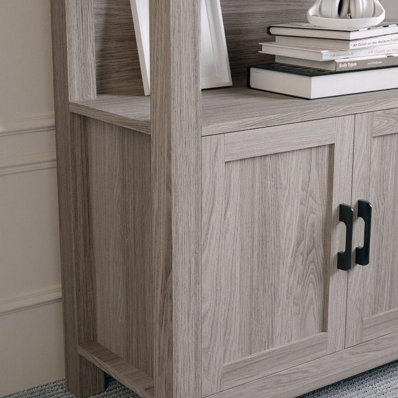 Martha Stewart Teague Martha Stewart 68" Shaker Bookcase with Storage Cabinet