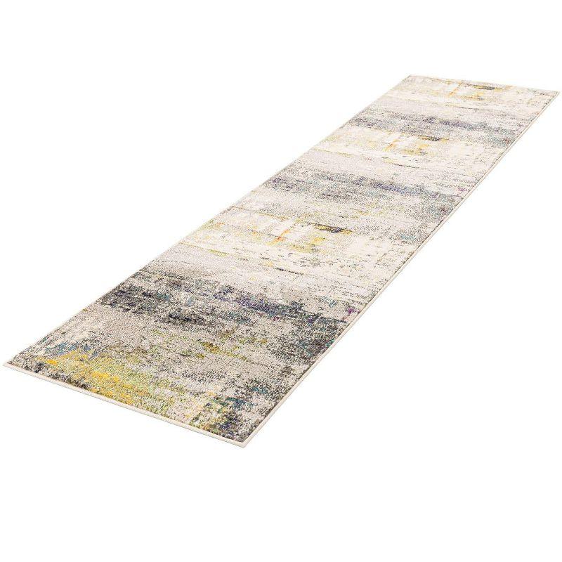 Unique Loom 2' 7 x 10' 0 Runner Gray Chromatic Urban Area Rug