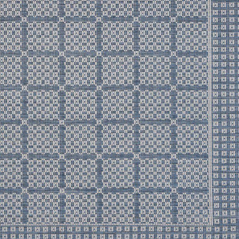 Nicole Miller New York Patio Country Luna Geometric Indoor/Outdoor Area Rug, Blue/Gray