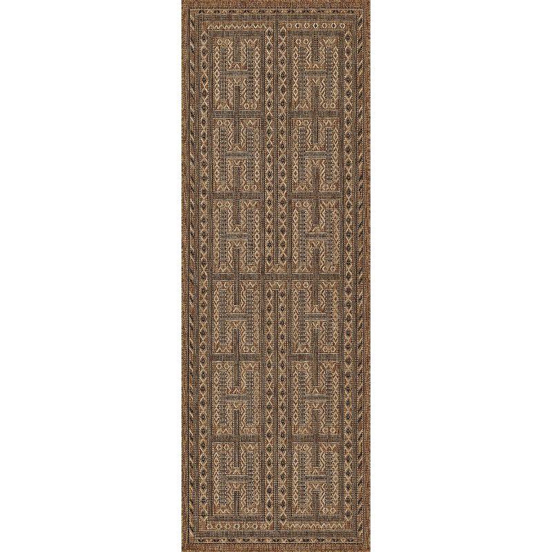 Momeni Hampton Gian Machine Loomed Indoor/Outdoor Rug Natural