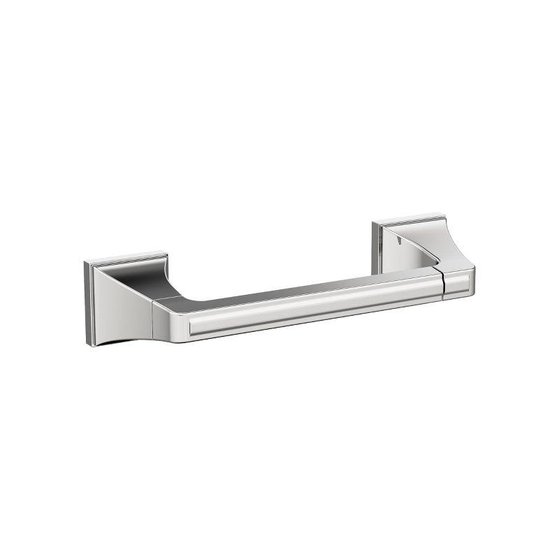 Chrome Pivoting Double Post Toilet Paper Holder