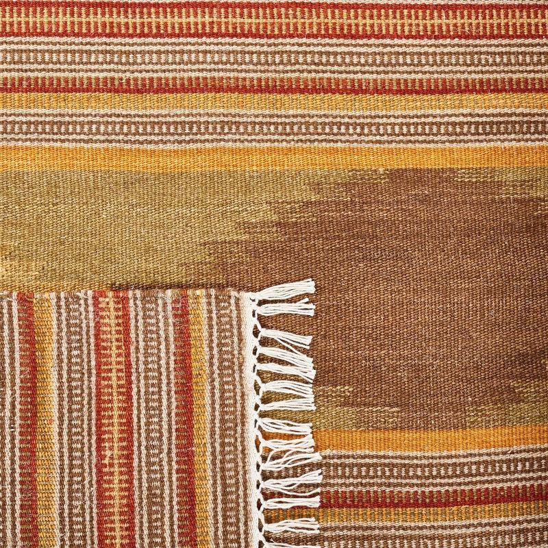 Kilim NVK175 Hand Woven Indoor Area Rug - Natural/Multi - 5'x5' - Safavieh.
