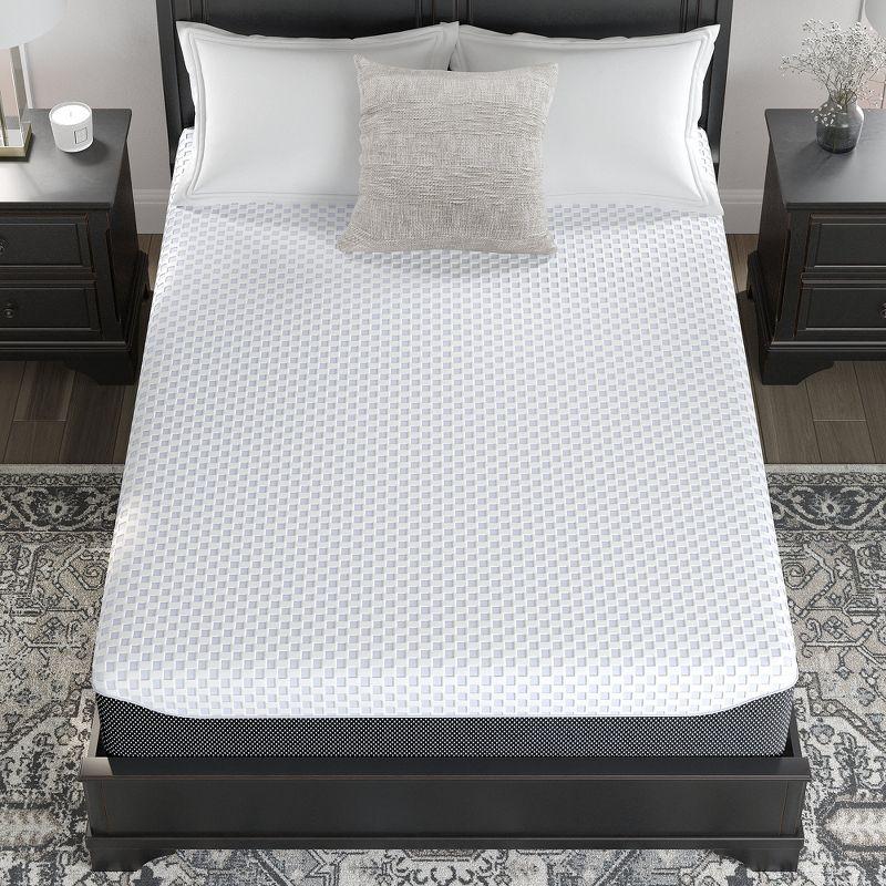 Signature Design by Ashley Chime Ultra Plush Charcoal Infused Memory Foam Mattress